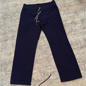 FIGS Technical Collection Livingston™ Basic Scrub Pants In Navy Blue Size M/P